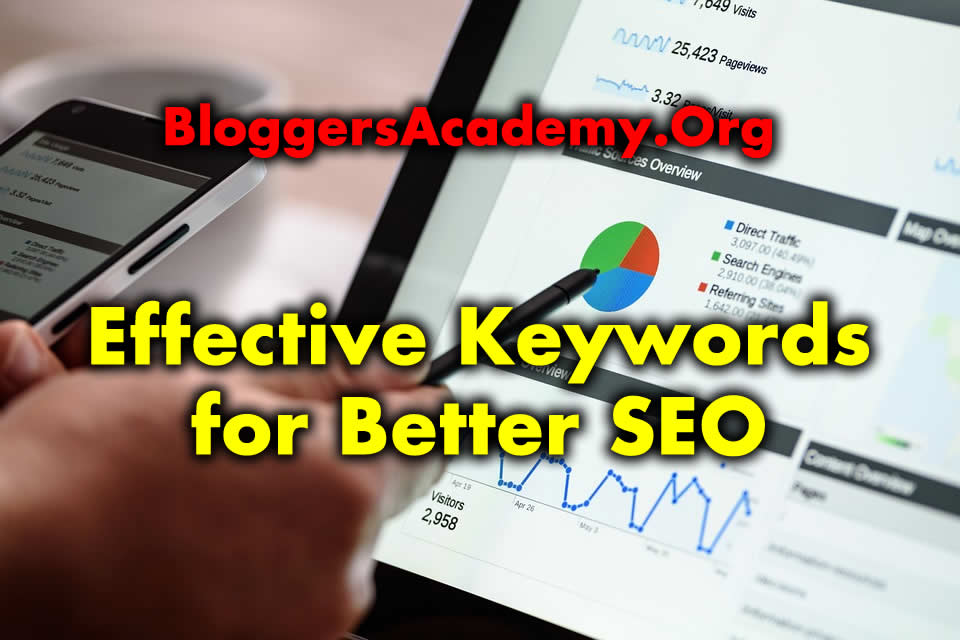 Effective keywords for SEO